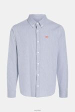 ESPRIT x Rest & Recreation Capsule Oxford Shirt Women Blue Shirts P0D0X472 - Image 6