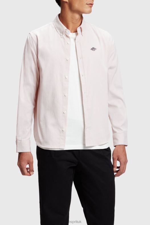 ESPRIT x Rest & Recreation Capsule Oxford Shirt Women Pink Shirts P0D0X473 - Image 2