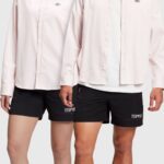 ESPRIT x Rest & Recreation Capsule Oxford Shirt Women Pink Shirts P0D0X473