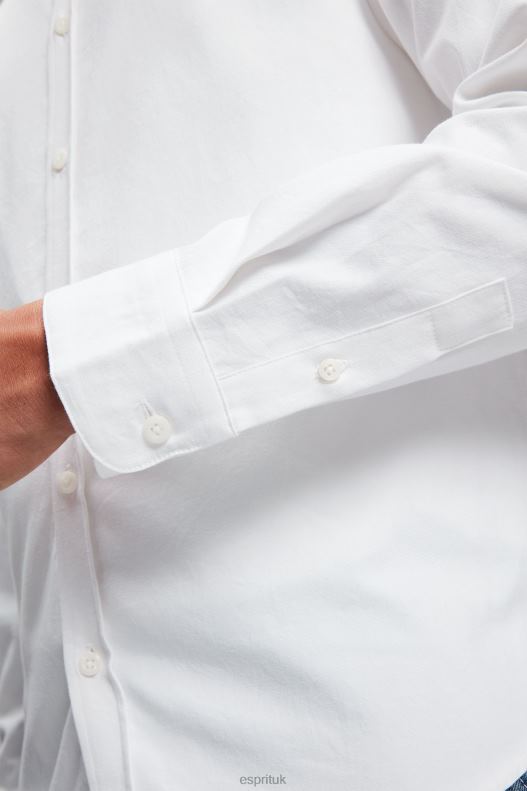 ESPRIT x Rest & Recreation Capsule Oxford Shirt Women White Shirts P0D0X471 - Image 5