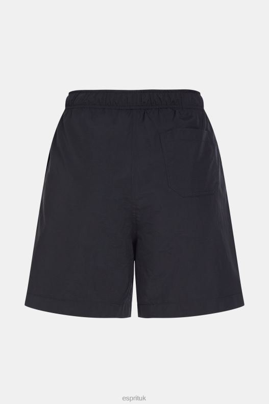 ESPRIT x Rest & Recreation Capsule Windbreaker Shorts Women Black Shorts P0D0X474 - Image 5