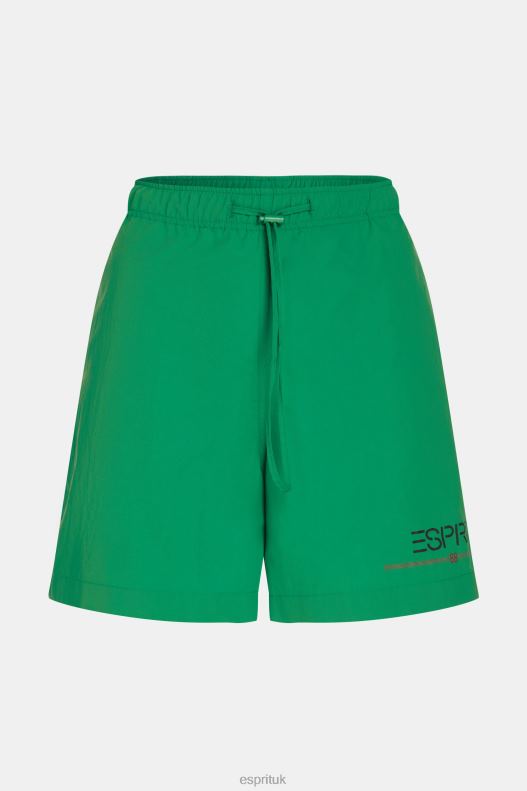 ESPRIT x Rest & Recreation Capsule Windbreaker Shorts Women Green Shorts P0D0X475 - Image 4